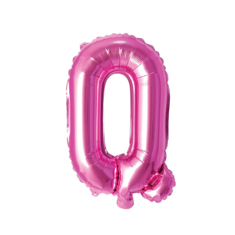 Buy Balloons Pink Letter Q Foil Balloon, 16 Inches sold at Balloon Expert