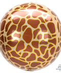Buy Balloons Giraffe Print Orbz Balloon sold at Balloon Expert