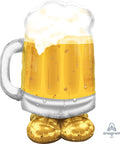 Buy Balloons Beer Mug Airloonz Standing Foil Air-Filled Balloon sold at Balloon Expert