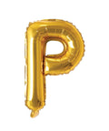Buy Balloons Gold Letter P Foil Balloon, 16 Inches sold at Balloon Expert