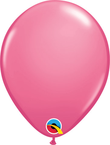 12" Candy Pink Latex Balloon, Helium Inflated from Balloon Expert