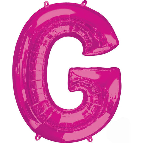 Buy Balloons Pink Letter G Foil Balloon, 36 Inches sold at Balloon Expert