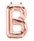 Buy Balloons Rose Gold Letter B Foil Balloon, 16 Inches sold at Balloon Expert