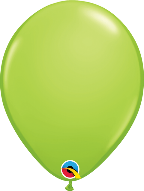 12" Lime Green Latex Balloon, Helium Inflated from Balloon Expert