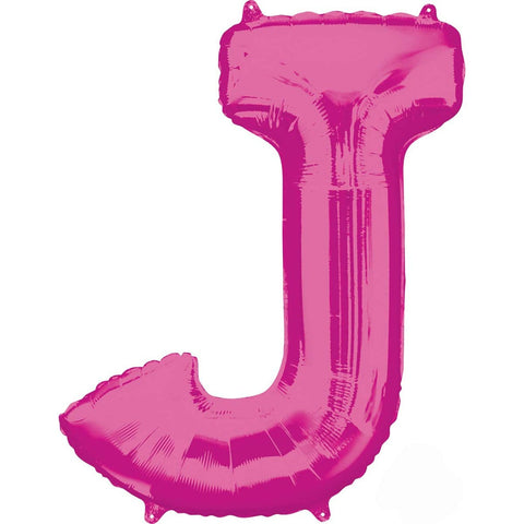 Buy Balloons Pink Letter J Foil Balloon, 36 Inches sold at Balloon Expert