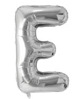 Buy Balloons Silver Letter E Foil Balloon, 34 Inches sold at Balloon Expert