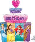 Buy Balloons Disney Princess Happy Birthday Cake Supershape Balloon sold at Balloon Expert