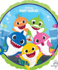 Buy Balloons Baby Shark Foil Balloons, 18 Inches sold at Balloon Expert