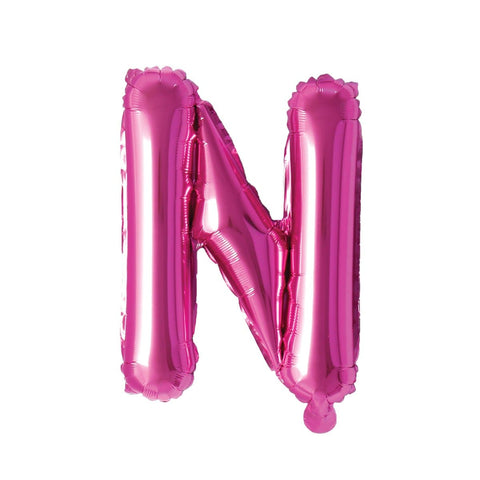 Buy Balloons Pink Letter N Foil Balloon, 16 Inches sold at Balloon Expert