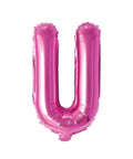 Buy Balloons Pink Letter U Foil Balloon, 16 Inches sold at Balloon Expert