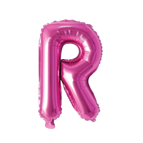 Buy Balloons Pink Letter R Foil Balloon, 16 Inches sold at Balloon Expert