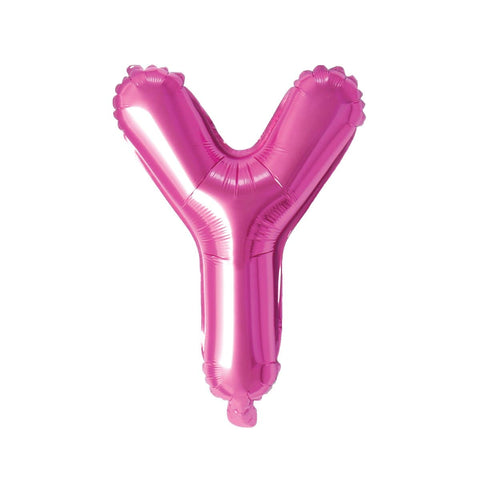 Buy Balloons Pink Letter Y Foil Balloon, 16 Inches sold at Balloon Expert