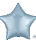 Buy Balloons Pastel Blue Star Shape Foil Balloon, 18 Inches sold at Balloon Expert