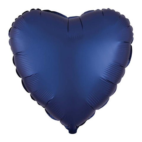 Buy Balloons Navy Blue Heart Shaoe Foil Balloon, 18 Inches sold at Balloon Expert