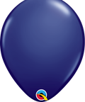 12" Navy Latex Balloon, Helium Inflated from Balloon Expert