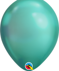 12" Metallic Green Latex Balloon, Helium Inflated from Balloon Expert