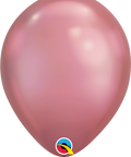 12" Metallic Pink Latex Balloon, Helium Inflated from Balloon Expert