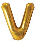 Buy Balloons Gold Letter V Foil Balloon, 34 Inches sold at Balloon Expert