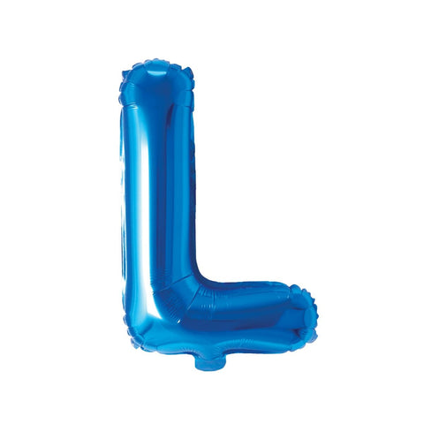 Buy Balloons Blue Letter L Foil Balloon, 16 Inches sold at Balloon Expert