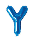Buy Balloons Blue Letter Y Foil Balloon, 16 Inches sold at Balloon Expert
