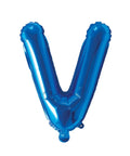 Buy Balloons Blue Letter V Foil Balloon, 16 Inches sold at Balloon Expert