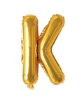 Buy Balloons Gold Letter K Foil Balloon, 16 Inches sold at Balloon Expert