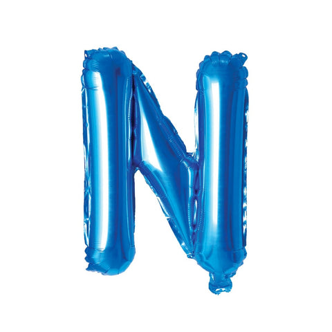 Buy Balloons Blue Letter N Foil Balloon, 16 Inches sold at Balloon Expert