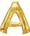 Buy Balloons Gold Letter A Foil Balloon, 34 Inches sold at Balloon Expert