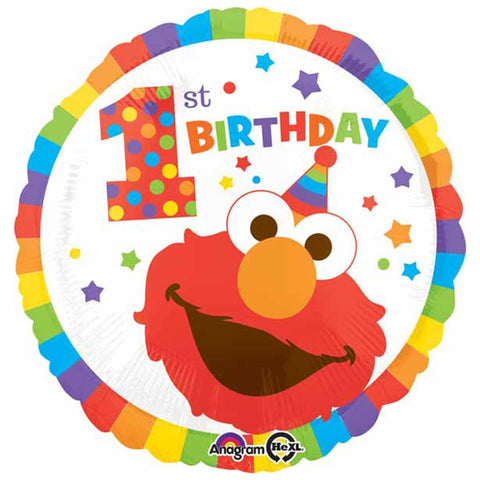 Buy Balloons Sesame Street 1st Birthday Foil Balloon sold at Balloon Expert