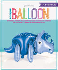 Buy Balloons Blue & Green Dinosaur Foil  Balloon Centerpiece, 34.5 inches sold at Balloon Expert