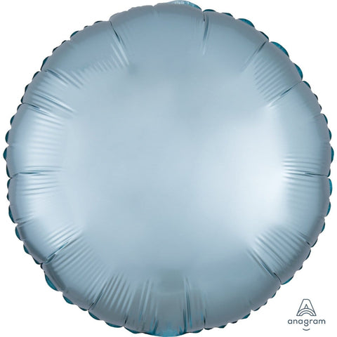 Buy Balloons Pastel Blue Circle Foil Balloon, 18 Inches sold at Balloon Expert