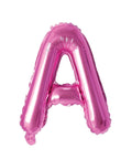Buy Balloons Pink Letter A Foil Balloon, 16 Inches sold at Balloon Expert