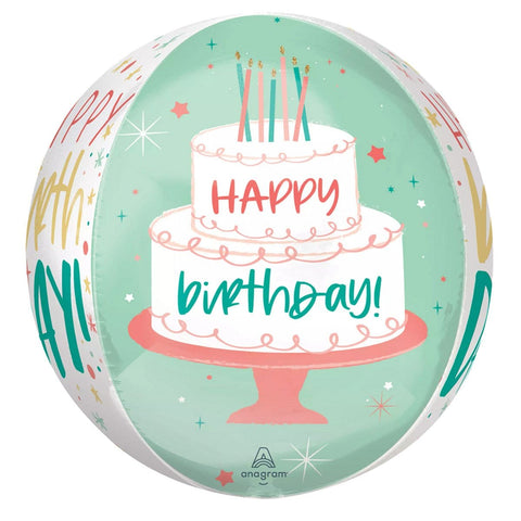 Buy Balloons Happy Cake Day Orbz Balloon sold at Balloon Expert