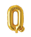 Buy Balloons Gold Letter Q Foil Balloon, 16 Inches sold at Balloon Expert