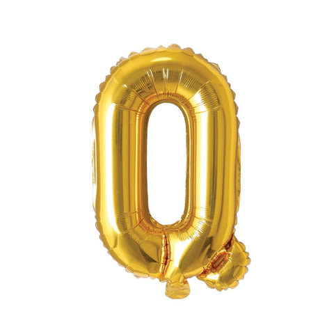Buy Balloons Gold Letter Q Foil Balloon, 16 Inches sold at Balloon Expert