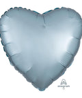 Buy Balloons Pastel Blue Heart Shape Foil Balloon, 18 Inches sold at Balloon Expert