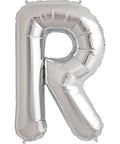 Buy Balloons Silver Letter R Foil Balloon, 16 Inches sold at Balloon Expert