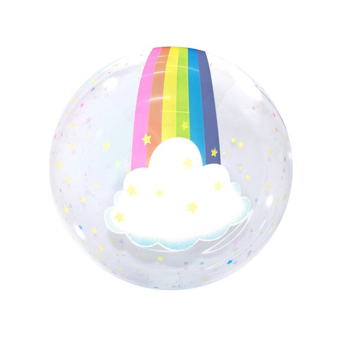 Buy Balloons HD Bubble Balloon, Rainbow & Stars, 20 Inches sold at Balloon Expert