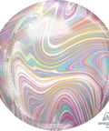 Buy Balloons Pastel Marble Orbz Balloon sold at Balloon Expert