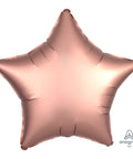 Buy Balloons Rose Gold Star Shape Foil Balloon, 18 Inches sold at Balloon Expert