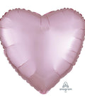 Buy Balloons Pastel Pink Heart Shape Foil Balloon, 18 Inches sold at Balloon Expert
