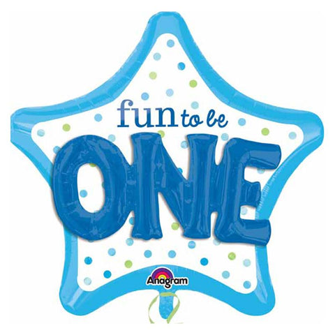 Buy Balloons Fun To Be ONE Boy 3D Foil Balloon, 36 Inches sold at Balloon Expert