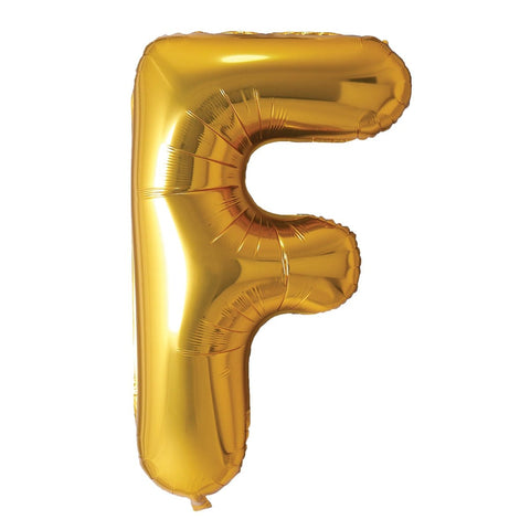 Buy Balloons Gold Letter F Foil Balloon, 34 Inches sold at Balloon Expert