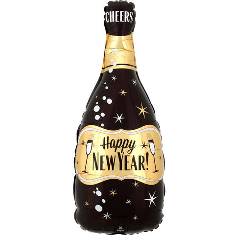 Buy Balloons Black Bottle Foil Balloon, 18 inches sold at Balloon Expert