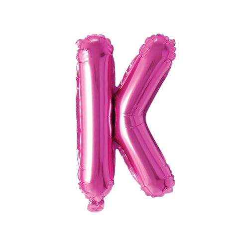 Buy Balloons Pink Letter K Foil Balloon, 16 Inches sold at Balloon Expert