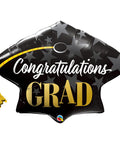 Buy Balloons Congratulations Grad Hat Supershape Balloon sold at Balloon Expert