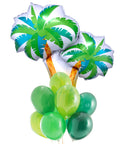 Green Palm Tree Balloon Bouquet