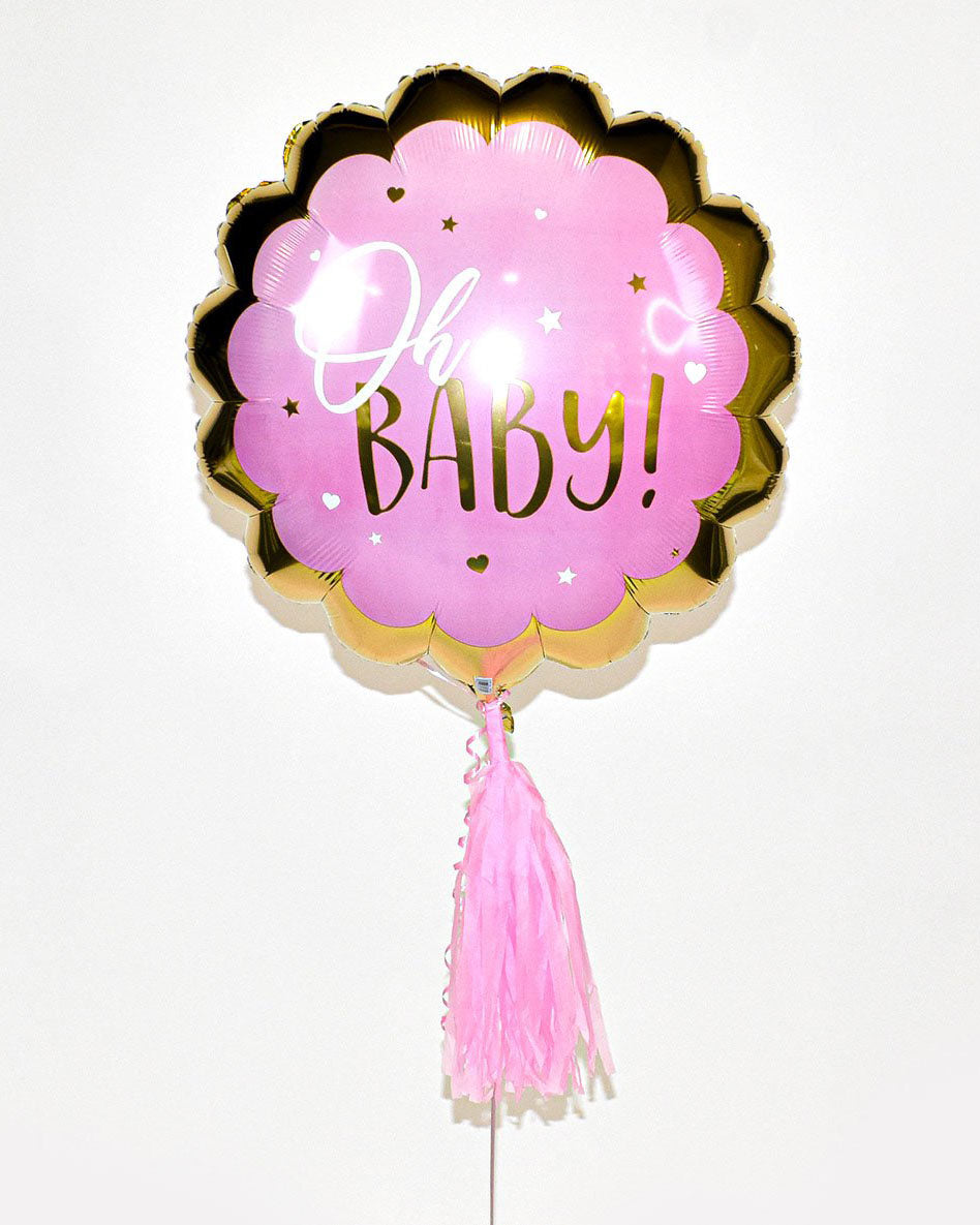 Oh baby shop foil balloon