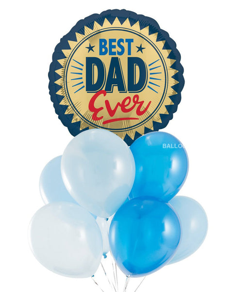 Best Dad Ever Balloon Bouquet