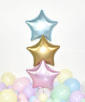 Blue Pink And Gold - Star Balloon Bouquet Girls Birthday